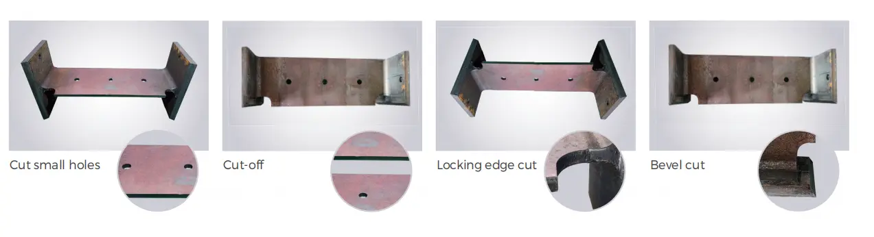 넓은 가공 범위